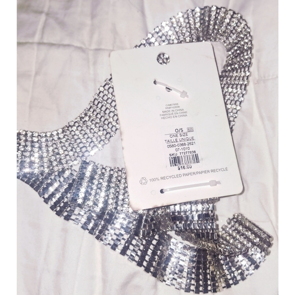 LA EXPRESS Sparkling Rhinestone Belt - Picture 3 of 6